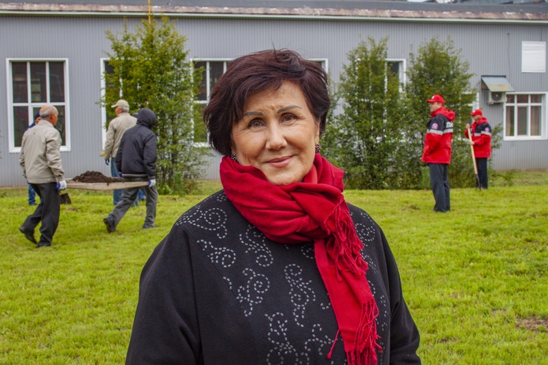 Председатель Совета ветеранов Осинского отделения ООО «ЛУКОЙЛ-ПЕРМЬ» Мавлюда Фанаевна Пушина