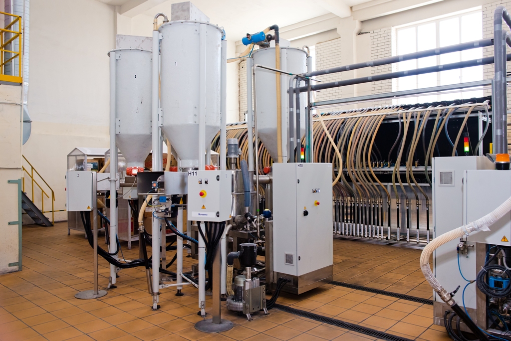 Автоматизированная химстанция красильного производства