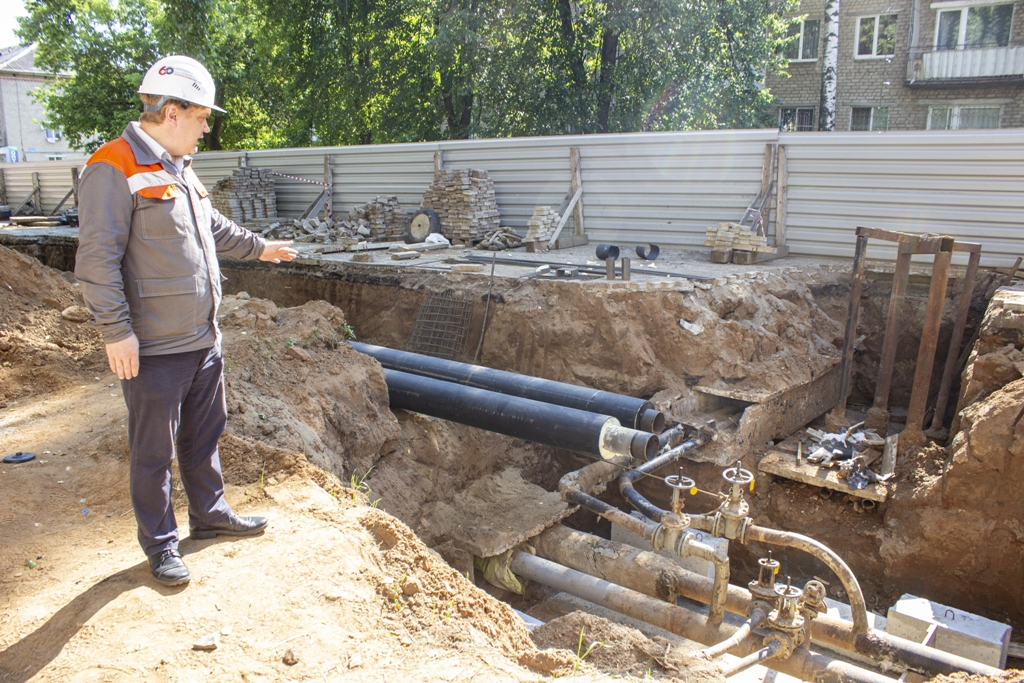 Реконструкция трубопровода по Приморскому бульвару